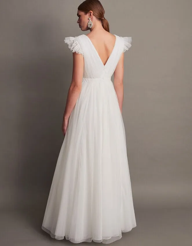 Gabriella Tulle Maxi Bridal Dress Ivory Women Monsoon Dresses