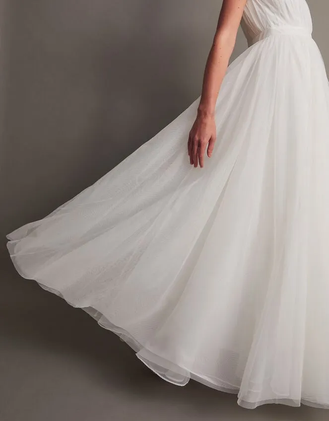Gabriella Tulle Maxi Bridal Dress Ivory Women Monsoon Dresses