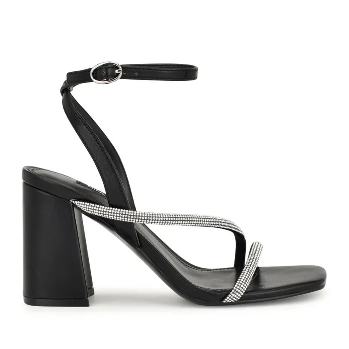 Gaden Ankle Strap Sandals Blackblack Women Nine West Sandals