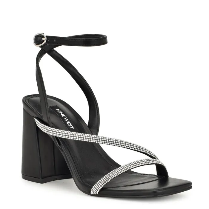 Gaden Ankle Strap Sandals Blackblack Women Nine West Sandals