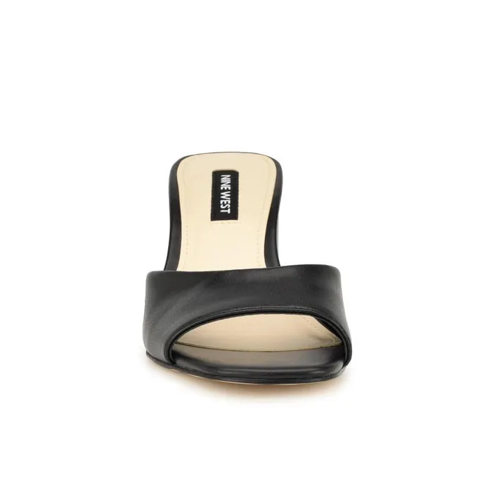 Gagen Slide Sandals Black Women Nine West Sandals