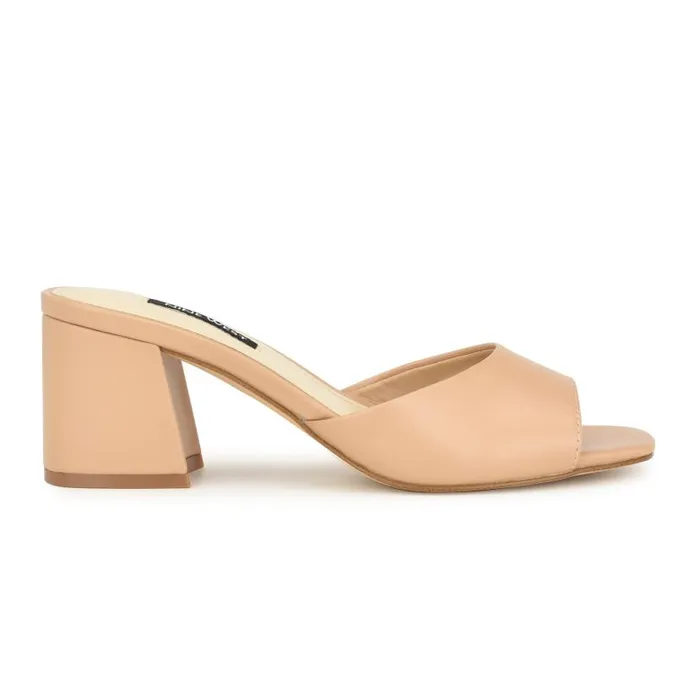Gagen Slide Sandals Light Pink Women Nine West Sandals