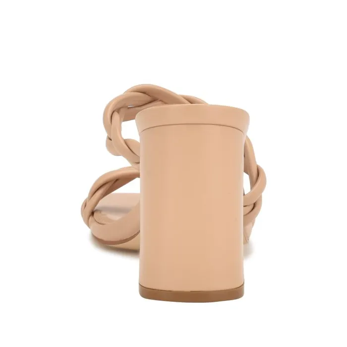 Garita Block Heel Sandals Warm Blush Women Nine West Sandals