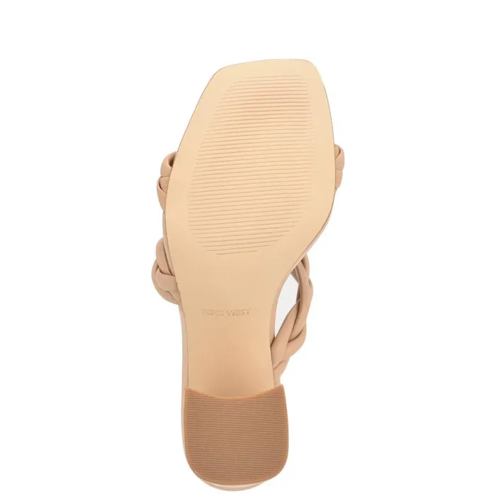 Garita Block Heel Sandals Warm Blush Women Nine West Sandals
