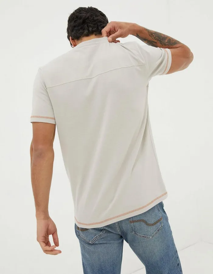 Gear Up TShirt Light Grey Men FatFace TShirts
