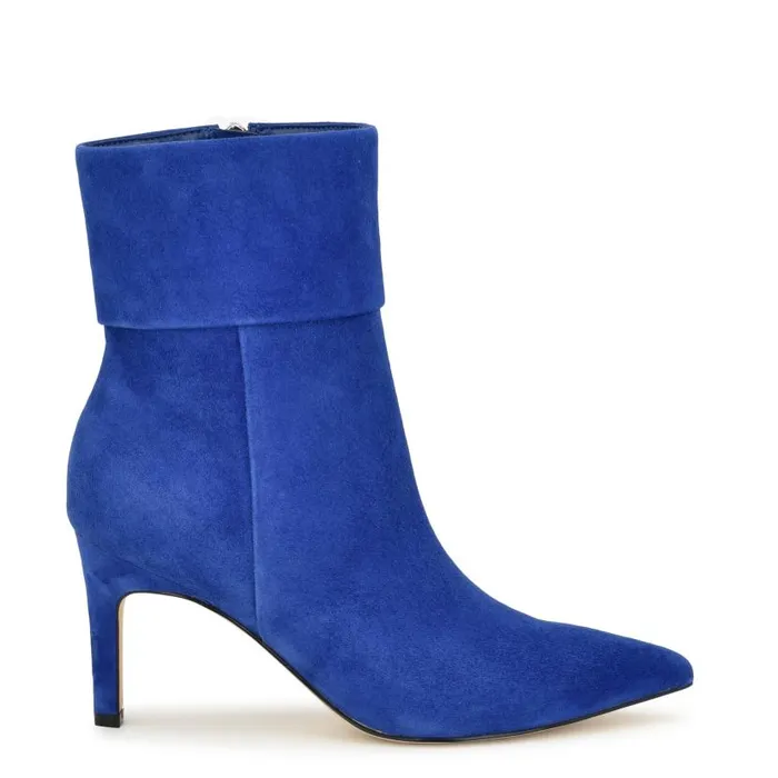 Gemms Dress Booties Blue Suede Women Nine West Boots and Booties