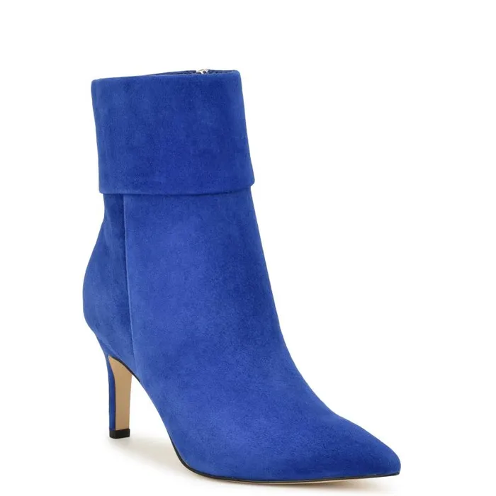 Gemms Dress Booties Blue Suede Women Nine West Boots and Booties
