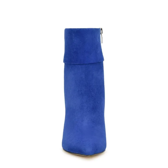 Gemms Dress Booties Blue Suede Women Nine West Boots and Booties