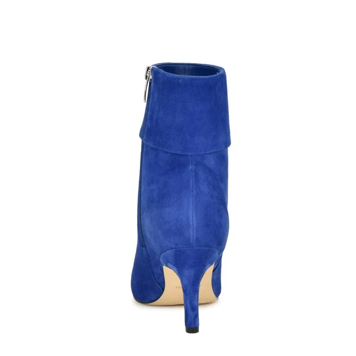 Gemms Dress Booties Blue Suede Women Nine West Boots and Booties