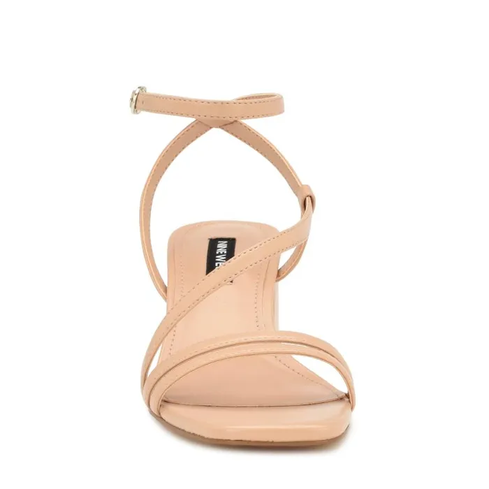 Georga Block Heel Sandals Warm Blush Women Nine West Heels
