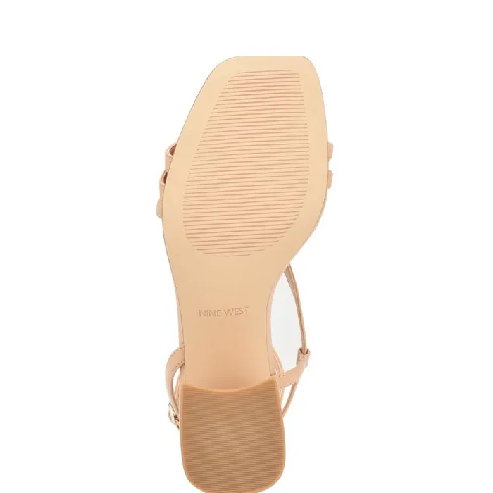 Georga Block Heel Sandals Warm Blush Women Nine West Heels