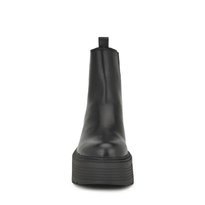 George Chelsea Platform Booties Blackblack Women Nine West Boots and Booties