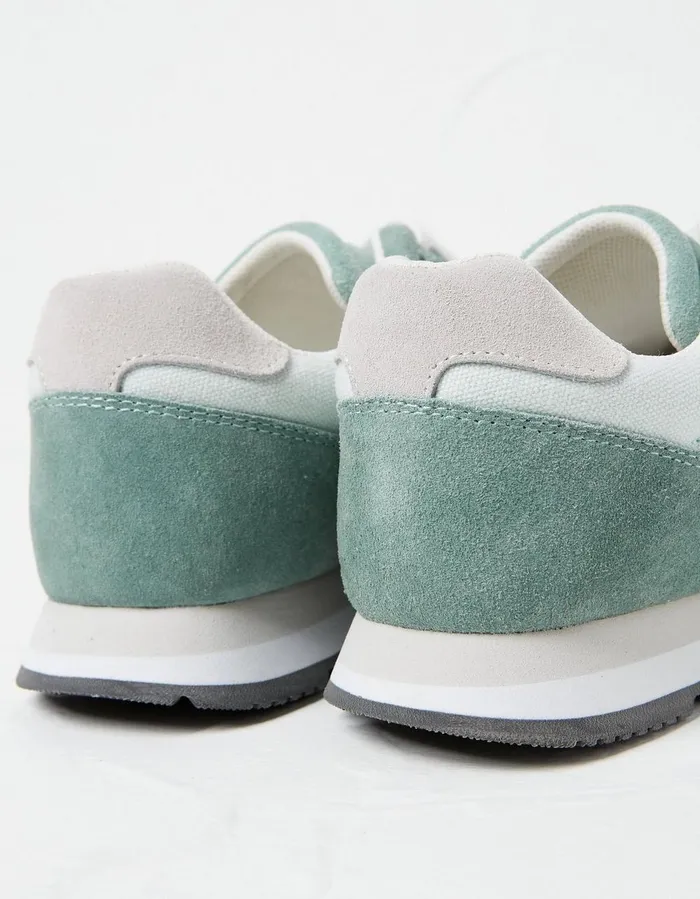 Georgia Colour Block Runner Trainers Green Women FatFace Trainers