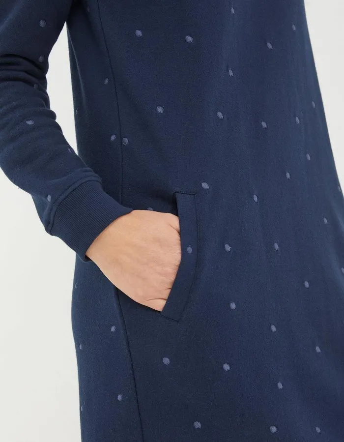 Georgia Sweat Dress Navy Women FatFace Dresses