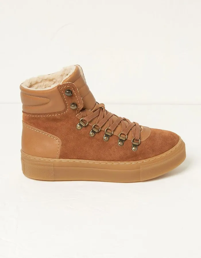 Georgie Hybrid Hiker Boots Tan Women FatFace Boots