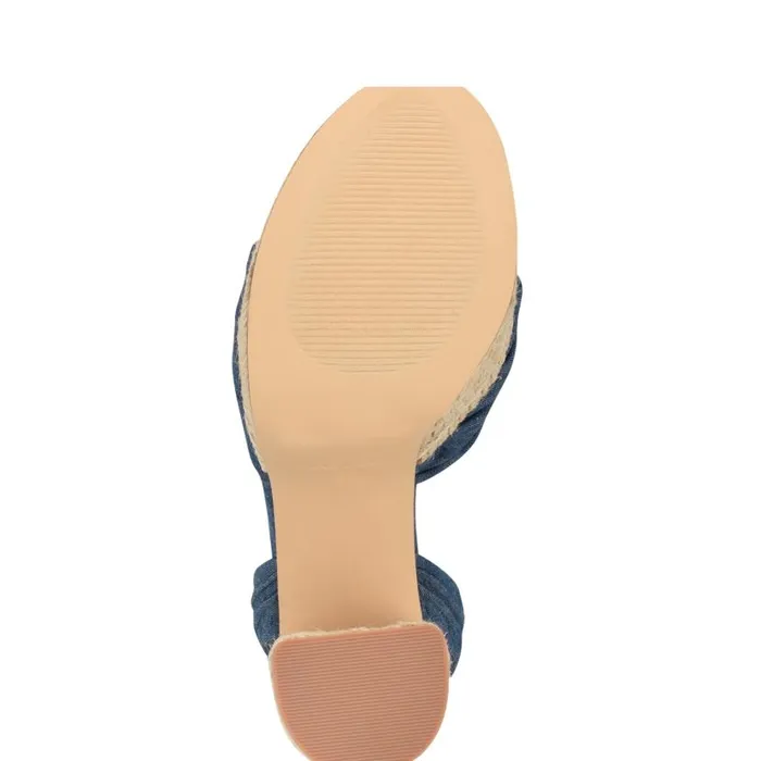 Gertha Platform Espadrille Sandals Denim Women Nine West Sandals