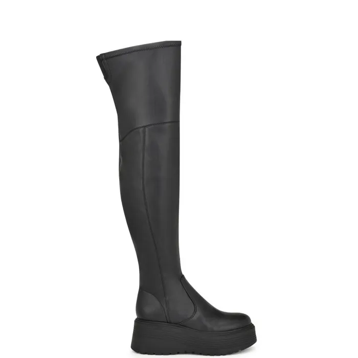 Geton Over The Knee Boots Blackblack Women Nine West Boots and Booties
