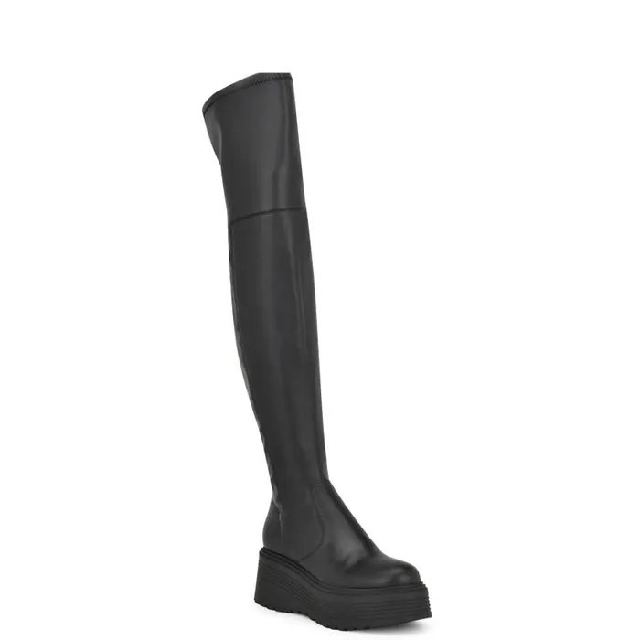 Geton Over The Knee Boots Blackblack Women Nine West Boots and Booties