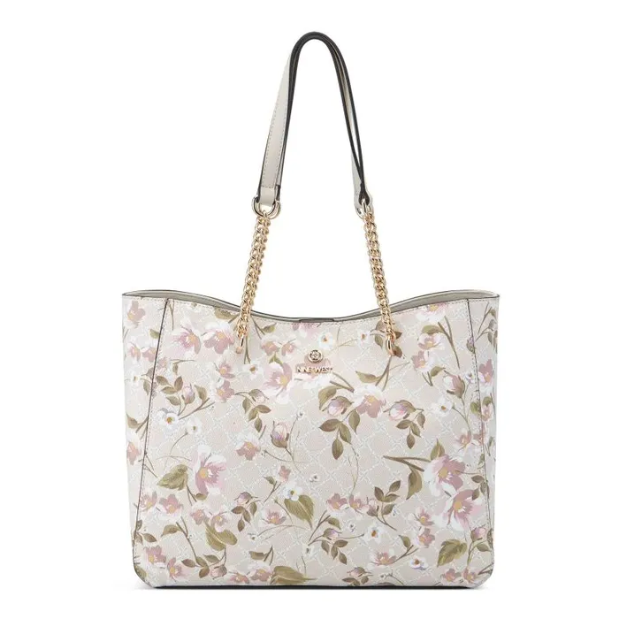 Gibson Carryall Floral Logo Milk WomenMen Nine West Totes and Backpacks
