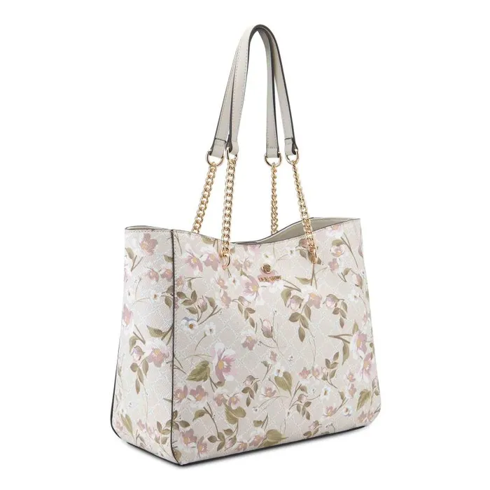 Gibson Carryall Floral Logo Milk WomenMen Nine West Totes and Backpacks