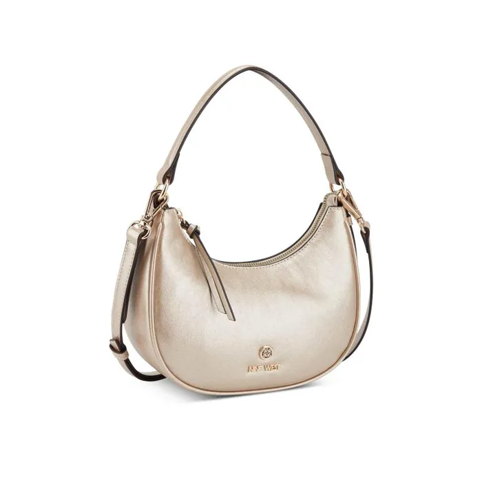Gibson Mini Hobo Crossbody Gold Solid WomenMen Nine West Crossbody