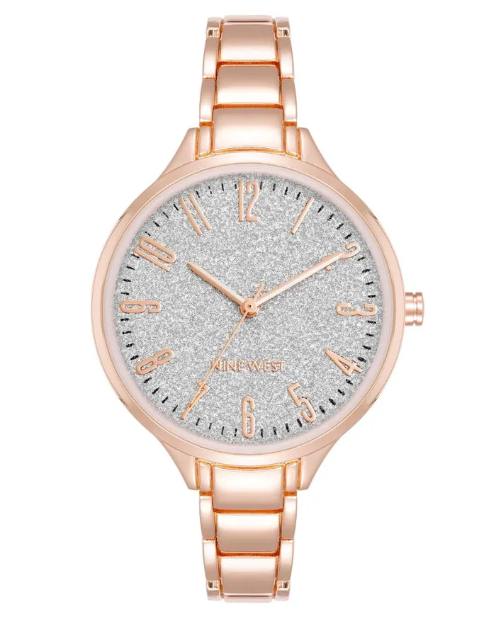Glitter Ombre Dial Watch Rose Gold WomenMen Nine West Watches