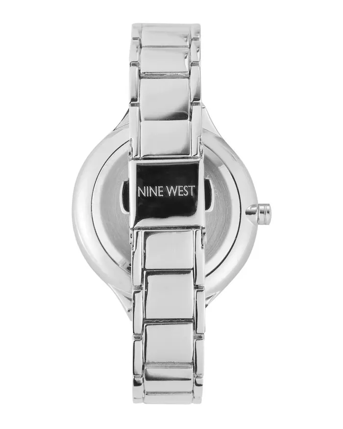 Glitter Ombre Dial Watch Silvertone WomenMen Nine West Watches