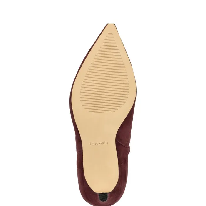 Gonda Dress Booties Dark Red Women Nine West Boots and Booties