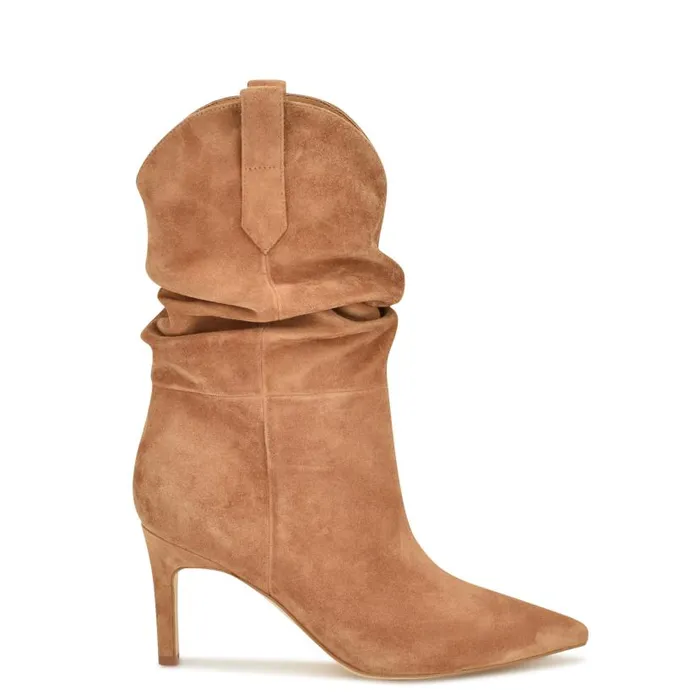 Gonda Dress Booties Medium Natural Women Nine West Boots and Booties