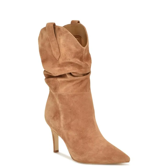 Gonda Dress Booties Medium Natural Women Nine West Boots and Booties