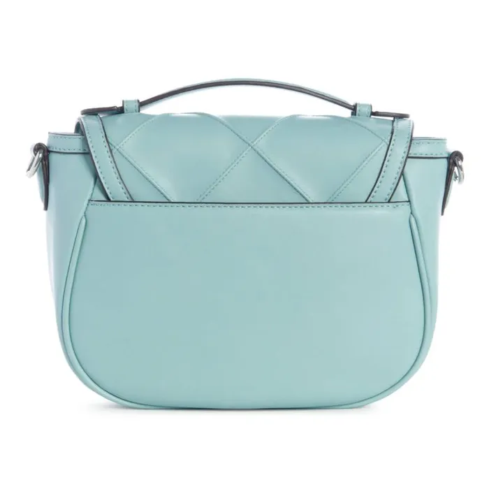 Graysen Flap Saddle Bag Pale Aqua WomenMen Nine West Crossbody