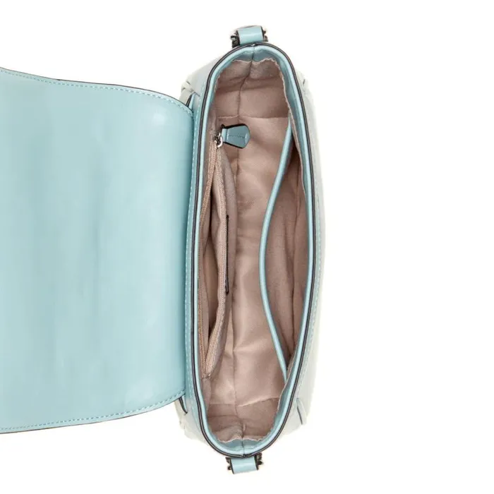 Graysen Flap Saddle Bag Pale Aqua WomenMen Nine West Crossbody