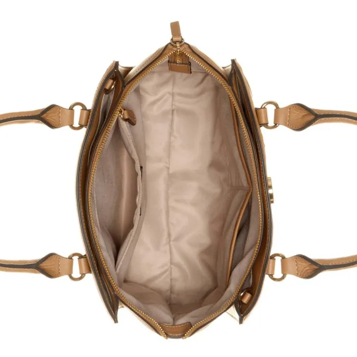 Graysen Jet Set Satchel Camel WomenMen Nine West Satchels and Shoulder Bags