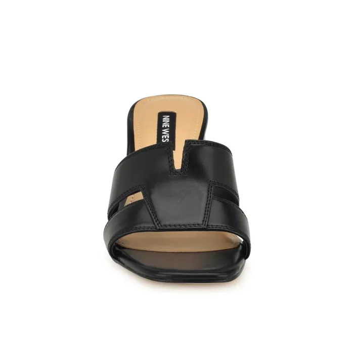Griselda Block Heel Sandals Black Women Nine West Heels