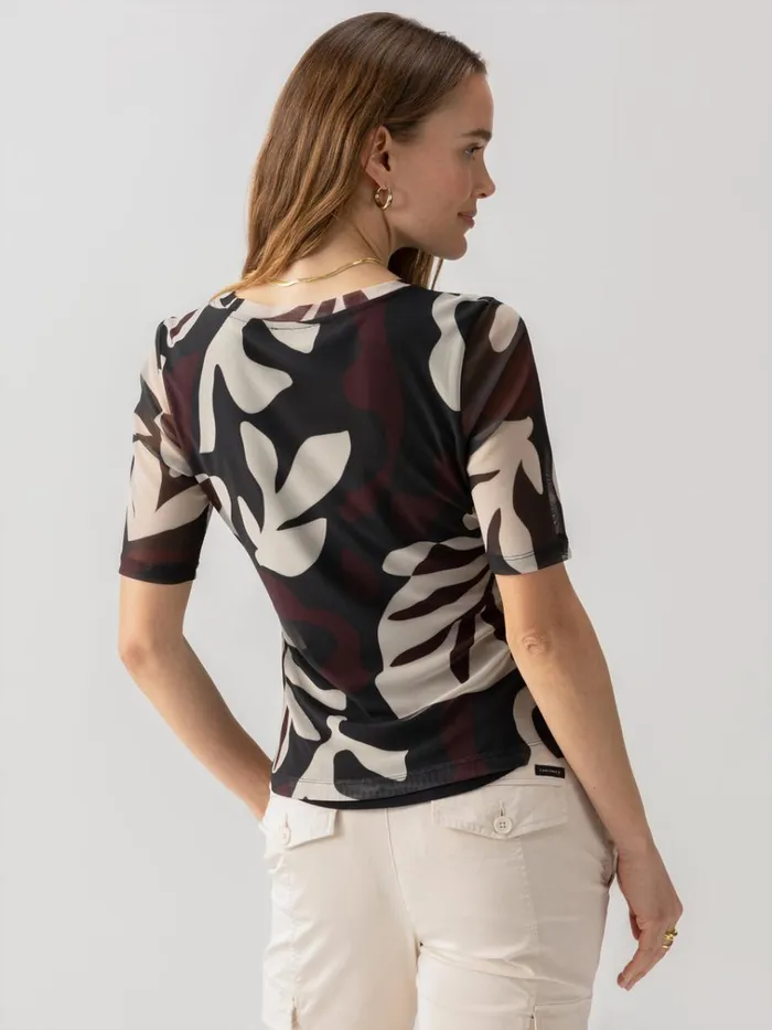 Half Sleeve Perfect Mesh Tee Mineral Women Sanctuary Clothing Tees and Tops Half Sleeve Perfect Mesh Tee Mineral Women Sanctuary Clothing Tees and Tops