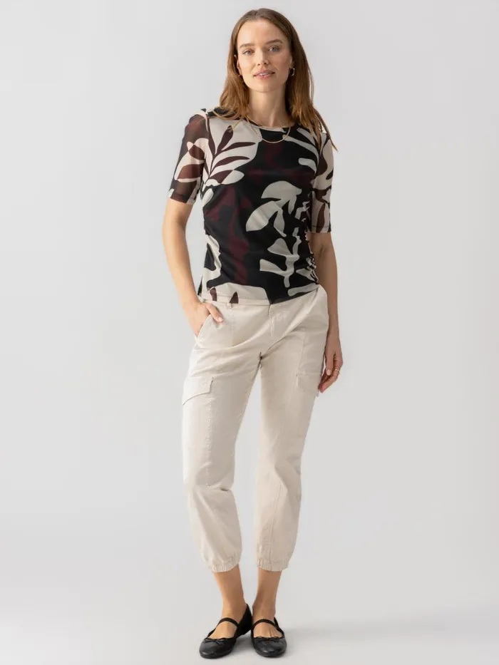 Half Sleeve Perfect Mesh Tee Mineral Women Sanctuary Clothing Tees and Tops Half Sleeve Perfect Mesh Tee Mineral Women Sanctuary Clothing Tees and Tops