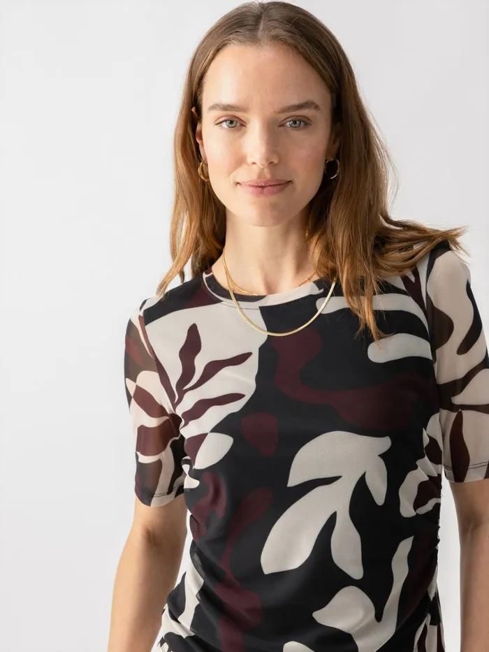 Half Sleeve Perfect Mesh Tee Mineral Women Sanctuary Clothing Tees and Tops Half Sleeve Perfect Mesh Tee Mineral Women Sanctuary Clothing Tees and Tops