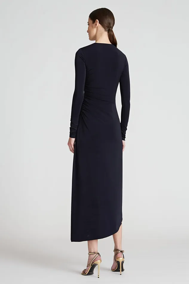 Halston Giorgia Jersey Cocktail Dress Ink Women Cocktail Dresses Halston Giorgia Jersey Cocktail Dress Ink Women Cocktail Dresses