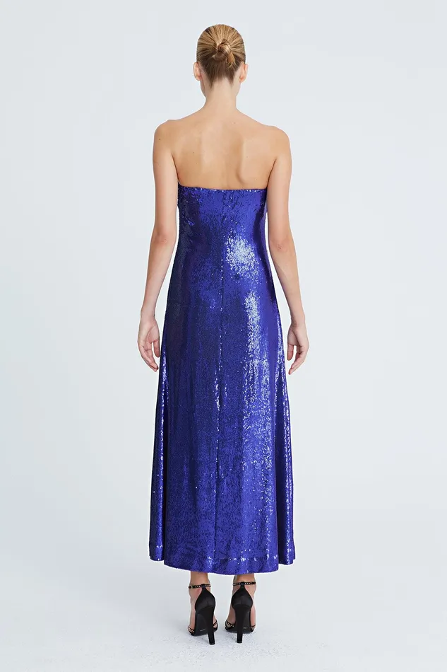 Halston Talia Sequin Bustier Cocktail Amethyst Women Cocktail Dresses Halston Talia Sequin Bustier Cocktail Amethyst Women Cocktail Dresses