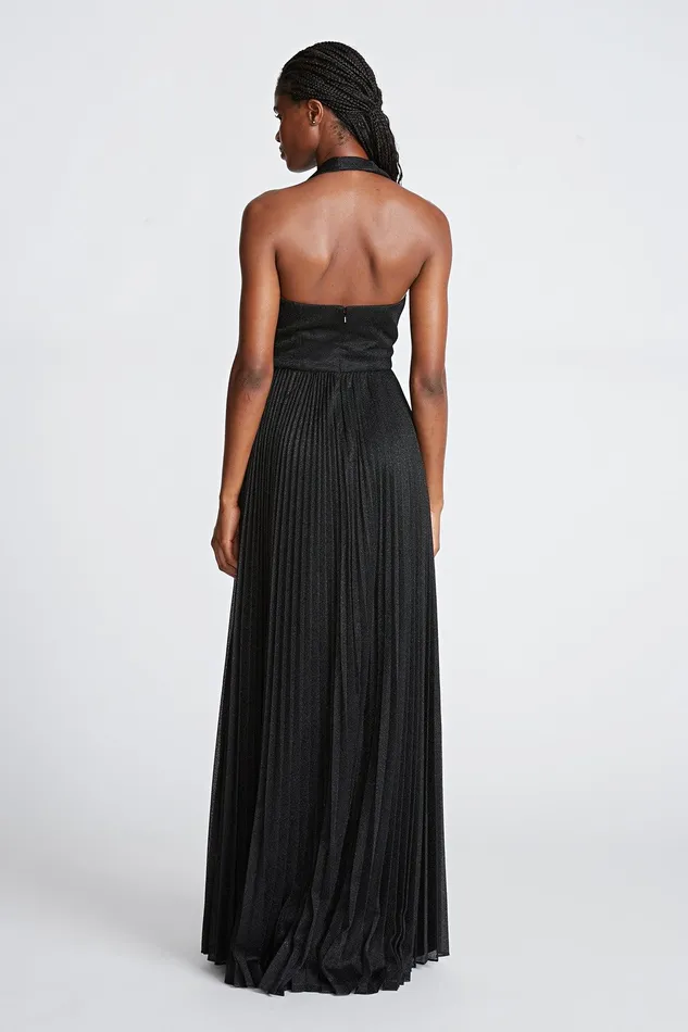 Halston Tiffany Gown In Shimmer Jersey Black Women Black Dresses Halston Tiffany Gown In Shimmer Jersey Black Women Black Dresses