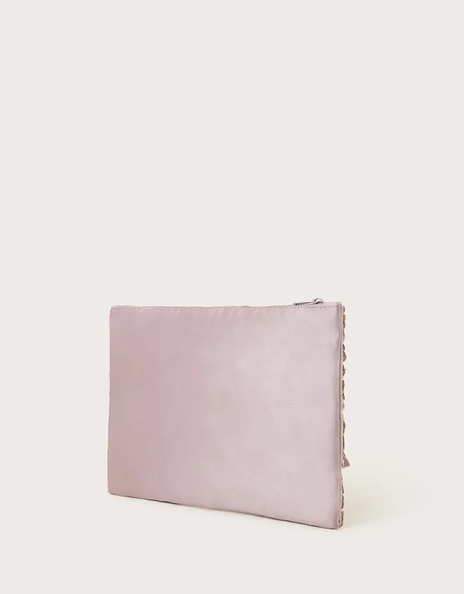 HandEmbellished 3d Flower Pouch Women Monsoon Bags and Purses