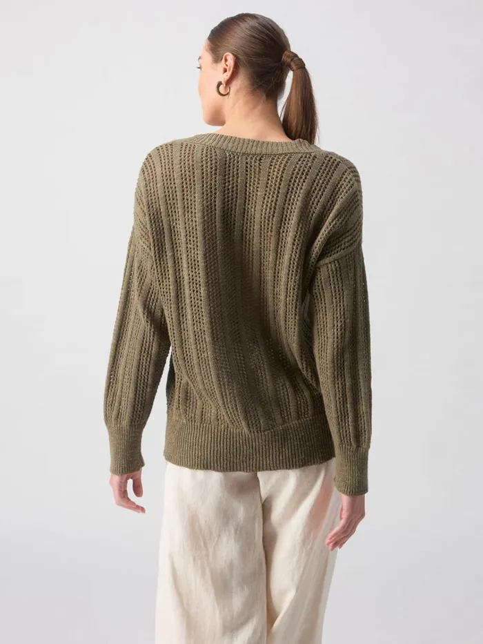 Happy Days Cardi Burnt Olive Women Sanctuary Clothing Sweaters and Cardis