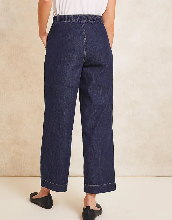 Harper RegularLength Crop Jeans Blue Women Monsoon Denim