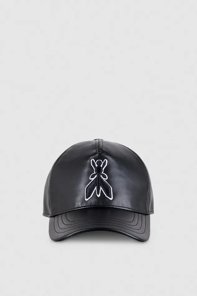 Hats And Gloves Women Patrizia Pepe Fly EmbroideryDecorated Baseball Cap Nero