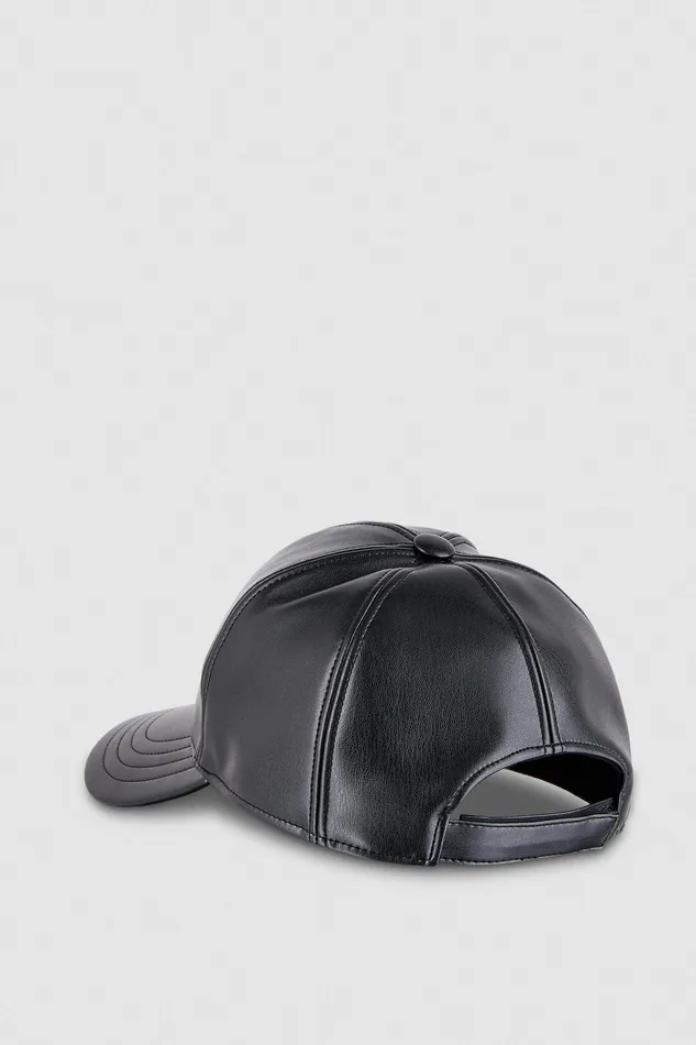 Hats And Gloves Women Patrizia Pepe Fly EmbroideryDecorated Baseball Cap Nero