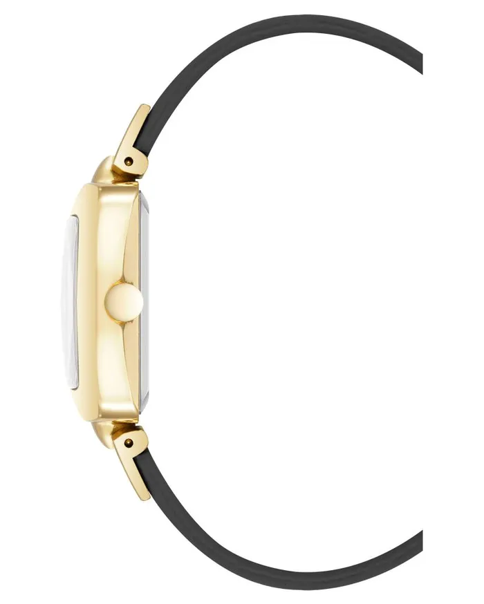 Heritage Rectangular Case Watch Blackgold WomenMen Nine West Watches