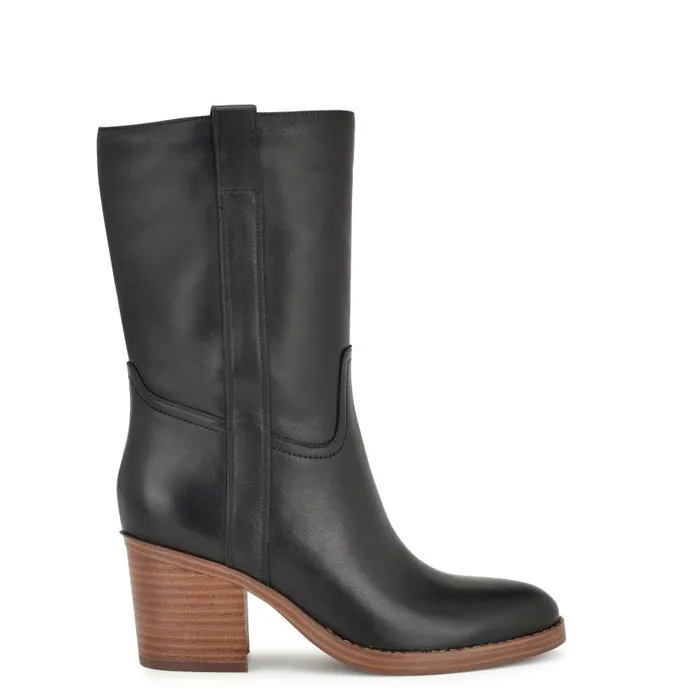 Hess Dress Boots Black Women Nine West Boots and Booties