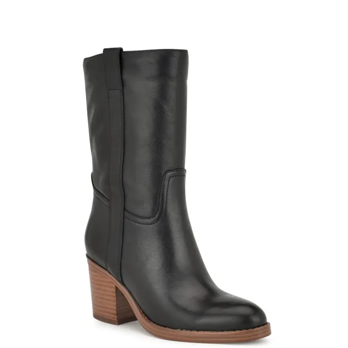 Hess Dress Boots Black Women Nine West Boots and Booties