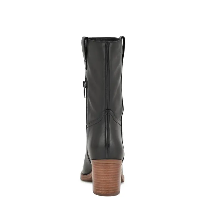 Hess Dress Boots Black Women Nine West Boots and Booties