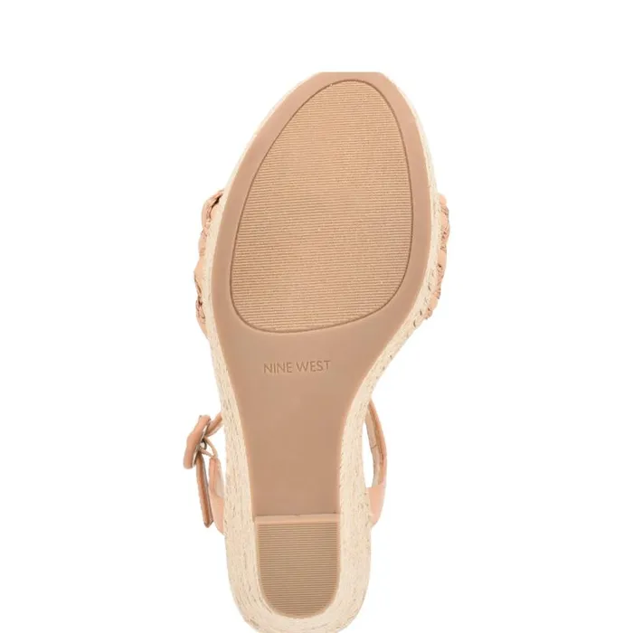 Hosana Espadrille Wedge Sandals Dark Blush Women Nine West Sandals